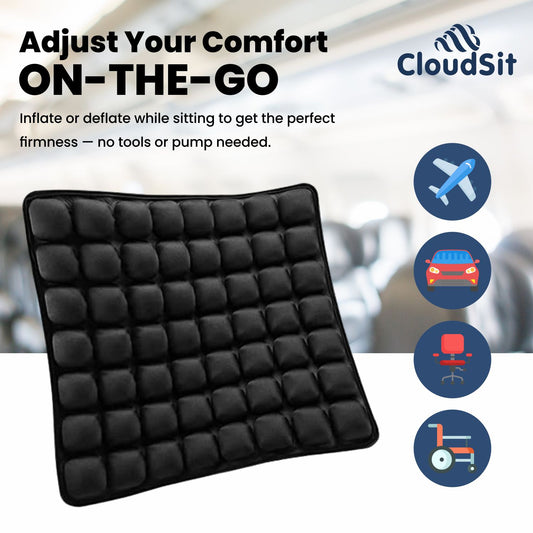 CloudSit™ – Inflatable Travel Seat Cushion